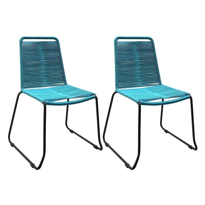 Patio Dining Side Chair (Set of 2) - Zonfair