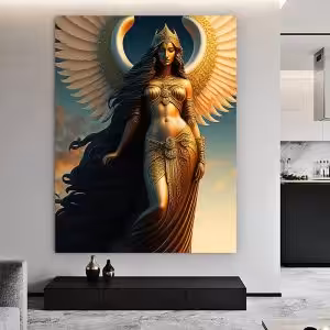 Divine Encounters Mythological Gods and Goddesses Art Stock Photos