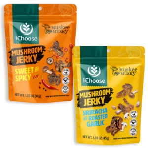 Zonfair Mix Variety Mushroom Jerky, Vegan, 45g, 2 Pack