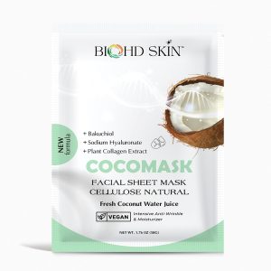 COCOMASK Coconut Cellular Bakuchiol Facial Sheet Mask (3 Sheets/ Box)