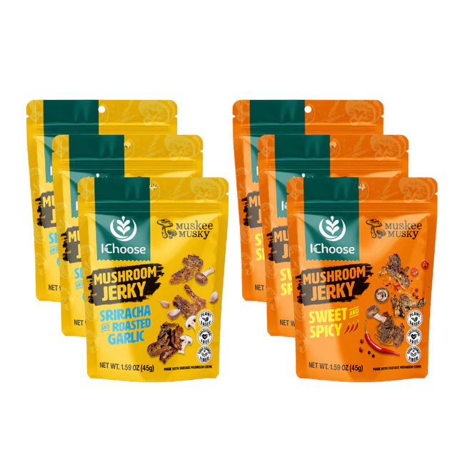Zonfair Mushroom Jerky Spice & Sweet Duo Pack