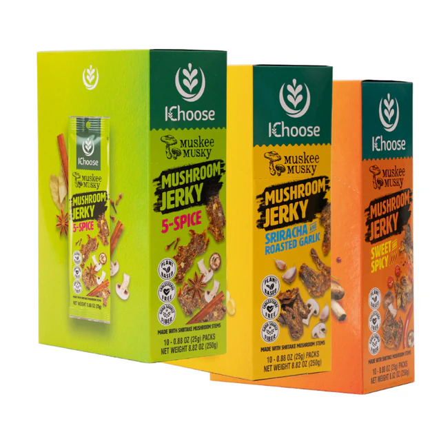 Zonfair Mushroom Jerky Snack Stash Trio
