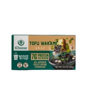 Space Soup – Instant Tofu Wakame Soup, Plant-Based, 7g Protein, Box of 4 Pack (4x20g)