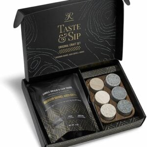 The Gourmet Set – Bourbon Barrel Aged Coffee & Granite Whiskey Stones