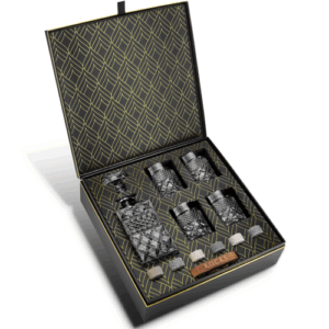 The Heritage Whiskey Decanter Gift Set – Luxury Crystal Decanter & Glasses for True Connoisseurs