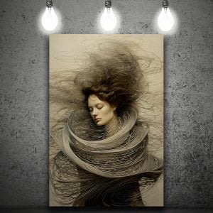 High End Reflection of Confidence and Self Value – Modern Luxury Metal Art Stock Photo