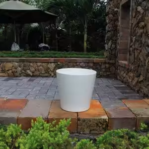 Indoor Planters Without Drainage Holes – Minimalist Decorative Plant Pots for Home Décor  (Set of 2)