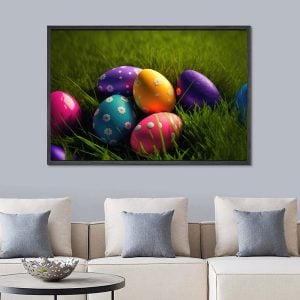Decorative Spring Painting Happy Easter Egg