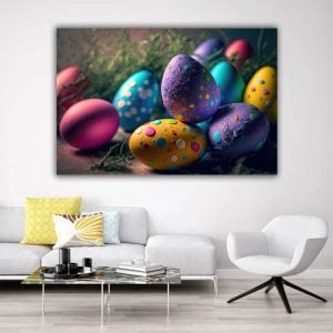 Pastel Bunny Garden Happy Easter Egg