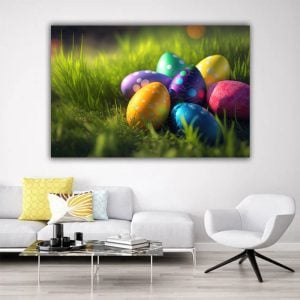 Rustic Farmhouse Style Happy Easter Egg