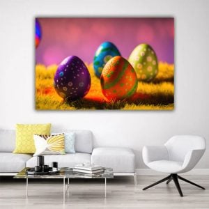 Cute Pastel Composition Happy Easter Egg