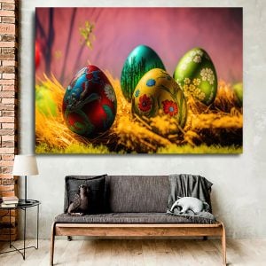 Nature Inspired Artwork Happy Easter Egg