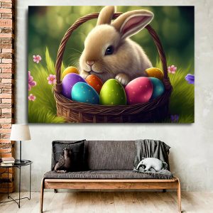 Spring Celebration Art Happy Easter Egg