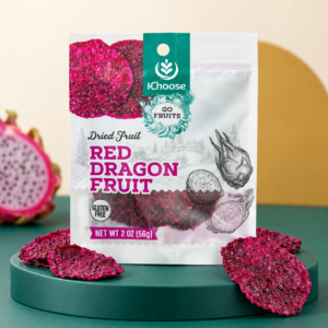 IChoose GoFruits – Dragon Fruit Snacks, Plant-Based (2 oz) Pack of 5